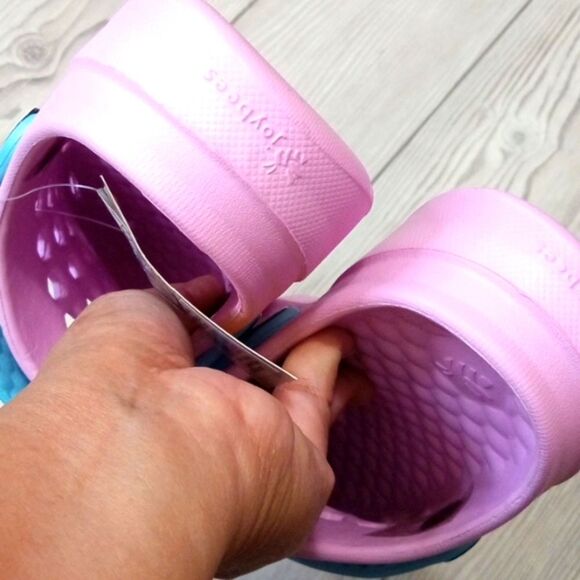 (72-0991) 🔥3/$20🔥  Joy Bees Pink Clog Sz 3 - Picture 7 of 10